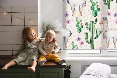 Vidiniai roletai langams Lamos ir kaktusai