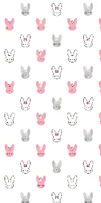 Vidiniai roletai langams Spalvingi triušiai karūnose