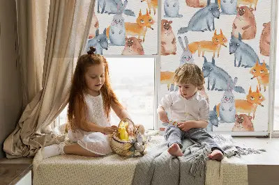 Vidiniai roletai langams Gyvūnai