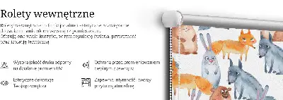Vidiniai roletai langams Gyvūnai