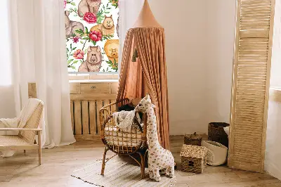 Vidiniai roletai Šunys tarp gėlių
