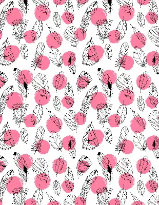 Roletai langams Plunksnos ir rožiniai taškeliai