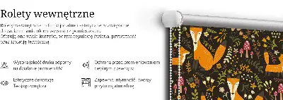 Roletai langams Lapės ir augalai