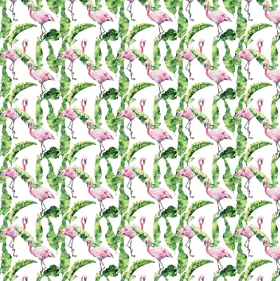 Roletai balkono durims Flamingos prie lapų