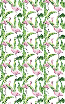 Roletai balkono durims Flamingos prie lapų