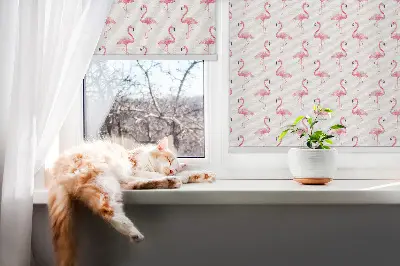 Vidiniai roletai langams Flamingos