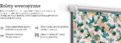 Vidiniai roletai langams Paukščiai ir spalvingos dėmės
