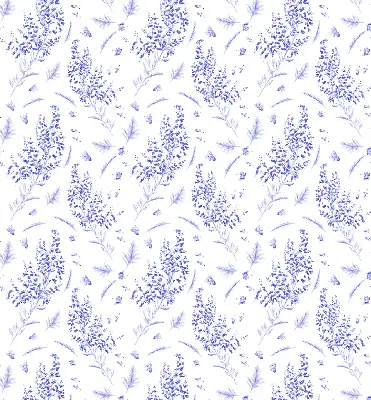 Vidiniai langų roletai Violetiniai augalai