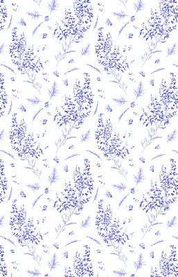 Vidiniai langų roletai Violetiniai augalai