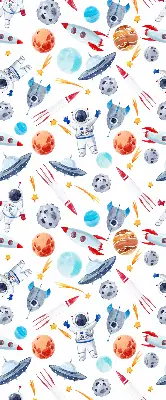 Vidiniai roletai langams Raketos, kosmonautai, planetos ir NSO