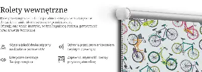Vidiniai langų roletai Dviračiai