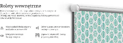 Roletai langams Mėlyni lapai