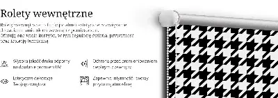 Vidiniai roletai langams Geometrinis raštas