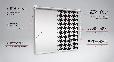 Vidiniai roletai langams Geometrinis raštas