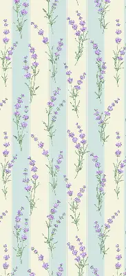 Vidiniai langų roletai Violetinės gėlės
