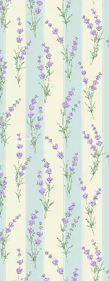 Vidiniai langų roletai Violetinės gėlės