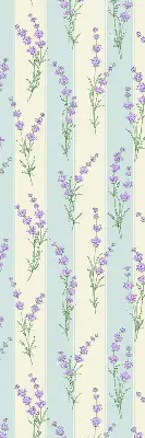 Vidiniai langų roletai Violetinės gėlės