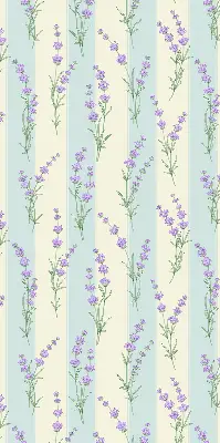 Vidiniai langų roletai Violetinės gėlės