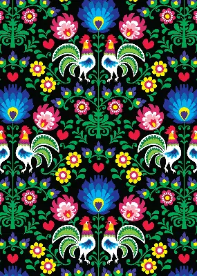 Medžiaginiai roletai Spalvingi gaidžiai