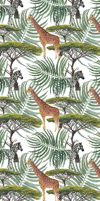 Vidiniai roletai langams Gyvūnai ir medžiai