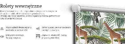 Vidiniai roletai langams Gyvūnai ir medžiai
