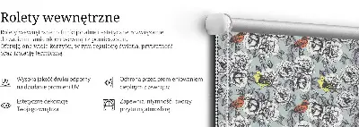 Vidiniai roletai Gėlės