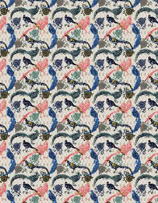 Vidiniai roletai Spalvingi povai