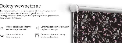 Vidiniai roletai Garniai ir gėlės