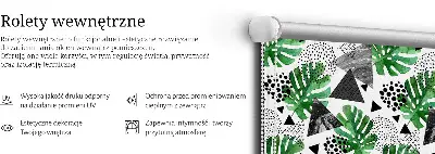 Vidiniai roletai Lapai trikampiai taškai