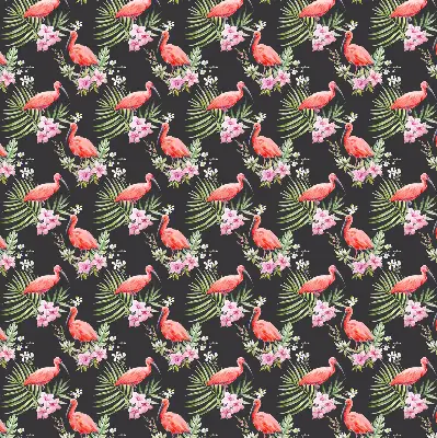 Medžiaginiai roletai Flamingos ant augalų
