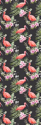 Medžiaginiai roletai Flamingos ant augalų