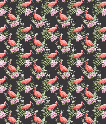 Medžiaginiai roletai Flamingos ant augalų