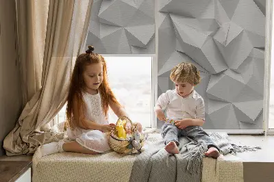 Vidiniai langų roletai 3D popierinė siena