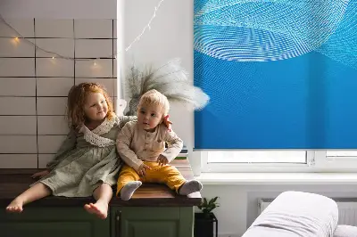 Vidiniai roletai langams Mėlyna animacija