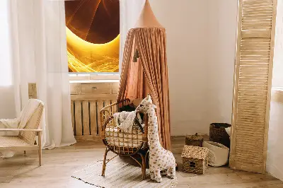 Roletai balkono durims Oranžinė abstrakcija