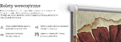 Vidiniai langų roletai Gėlės