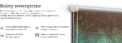 Medžiaginiai roletai Žalias lakštinis metalas