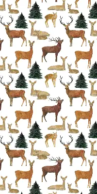 Vidiniai roletai Elniai ir stirnos