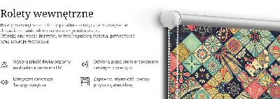 Vidiniai langų roletai Spalvingos plytelės