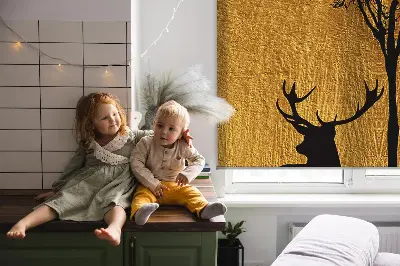 Vidiniai roletai langams Elniai naktį