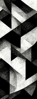 Vidiniai langų roletai Trikampiai abstrakcijoje