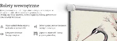Vidiniai roletai Garnys gėlėse