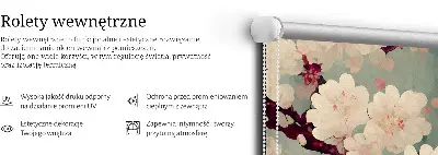 Roletai langams Vyšnių žiedas