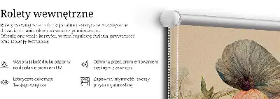 Roletai balkono durims Gėlė