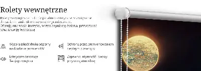 Vidiniai roletai langams Upė mėnulio šviesoje