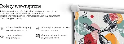 Vidiniai langų roletai Paukščiai