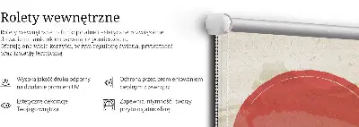 Vidiniai roletai Kranai saulėlydžio metu