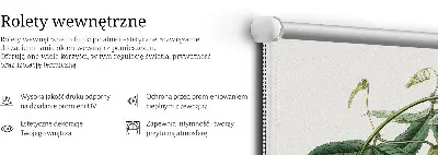 Roletai langams Rožinė gėlė