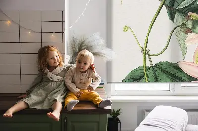 Roletai langams Rožinė gėlė
