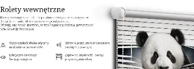 Vidiniai roletai langams Panda